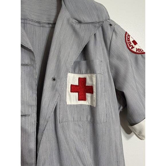 Mercantile Vintage American Red Cross Uniform Volunteer Military Nurse Dress 10 - Picture 6 of 7